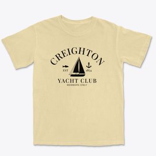 Creighton Nebraska Yacht Club Premium Heavyweight T-shirt