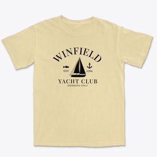 Winfield Pennsylvania Yacht Club Premium Heavyweight T-shirt