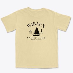 Wibaux Montana Yacht Club Premium Heavyweight T-shirt