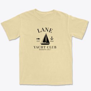 Lane South Carolina Yacht Club Premium Heavyweight T-shirt