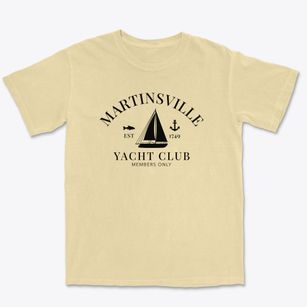 Martinsville New Jersey Yacht Club Premium Heavyweight T-shirt