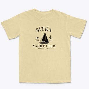 Sitka Alaska Yacht Club Premium Heavyweight T-shirt