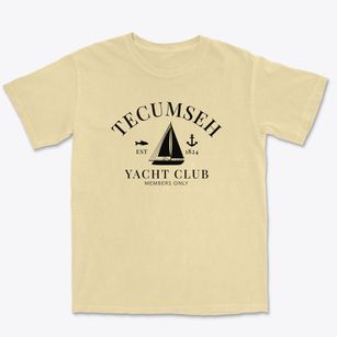 Tecumseh Michigan Yacht Club Premium Heavyweight T-shirt