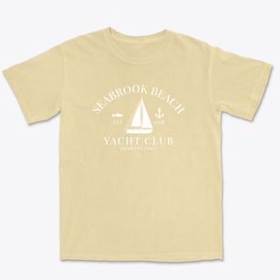 Seabrook Beach New Hampshire Yacht Club Premium Heavyweight T-shirt