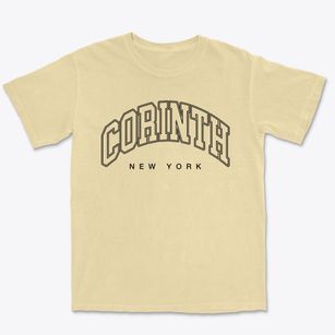 Corinth New York Inline Premium Heavyweight T-shirt
