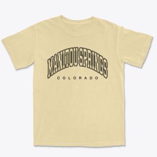 Manitou Springs Colorado Inline Premium Heavyweight T-shirt