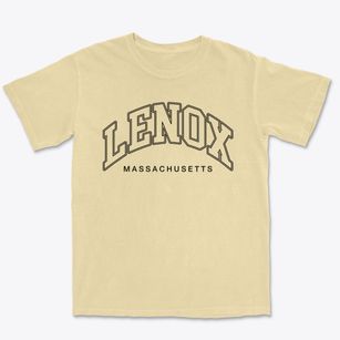Lenox Massachusetts Inline Premium Heavyweight T-shirt