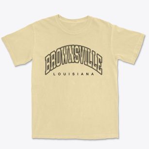 Brownsville Louisiana Inline Premium Heavyweight T-shirt