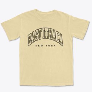 East Ithaca New York Inline Premium Heavyweight T-shirt