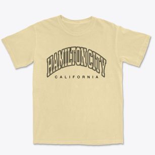 Hamilton City California Inline Premium Heavyweight T-shirt