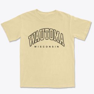 Wautoma Wisconsin Inline Premium Heavyweight T-shirt