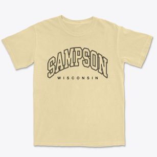 Sampson Wisconsin Inline Premium Heavyweight T-shirt