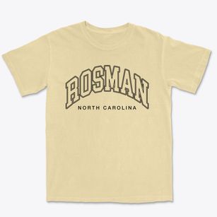 Rosman North Carolina Inline Premium Heavyweight T-shirt