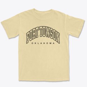 Fort Towson Oklahoma Inline Premium Heavyweight T-shirt