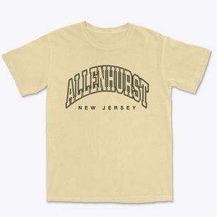 Allenhurst New Jersey Inline Premium Heavyweight T-shirt