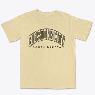 Big Stone City South Dakota Inline Premium Heavyweight T-shirt