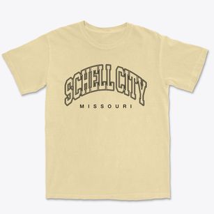 Schell City Missouri Inline Premium Heavyweight T-shirt