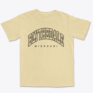 Blythedale Missouri Inline Premium Heavyweight T-shirt