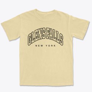 Glens Falls New York Inline Premium Heavyweight T-shirt