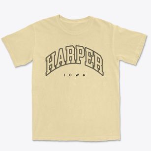 Harper Iowa Inline Premium Heavyweight T-shirt