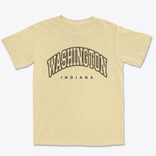 Washington Indiana Inline Premium Heavyweight T-shirt