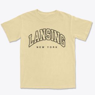 Lansing New York Inline Premium Heavyweight T-shirt