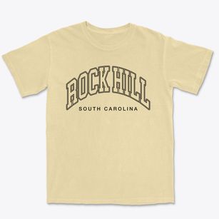 Rock Hill South Carolina Inline Premium Heavyweight T-shirt
