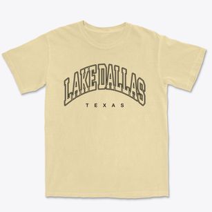 Lake Dallas Texas Inline Premium Heavyweight T-shirt