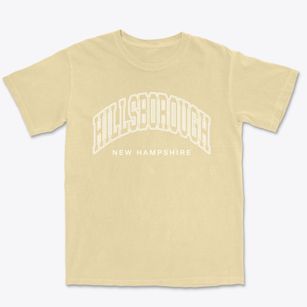 Hillsborough New Hampshire Inline Premium Heavyweight T-shirt