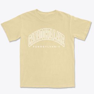 Canadohta Lake Pennsylvania Inline Premium Heavyweight T-shirt