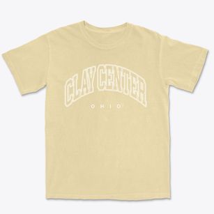 Clay Center Ohio Inline Premium Heavyweight T-shirt