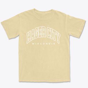 Hager City Wisconsin Inline Premium Heavyweight T-shirt