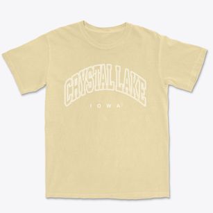 Crystal Lake Iowa Inline Premium Heavyweight T-shirt
