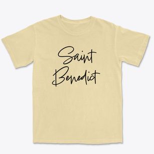 Saint Benedict Louisiana Freestyle Premium Heavyweight T-shirt
