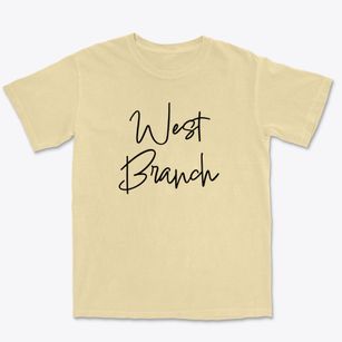 West Branch Iowa Freestyle Premium Heavyweight T-shirt