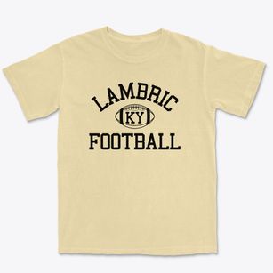 Lambric Kentucky Football Premium Heavyweight T-shirt