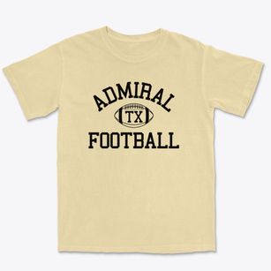 Admiral Texas Football Premium Heavyweight T-shirt