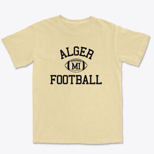Alger Michigan Football Premium Heavyweight T-shirt