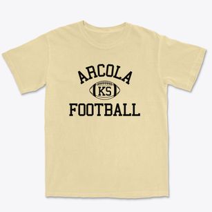 Arcola Kansas Football Premium Heavyweight T-shirt