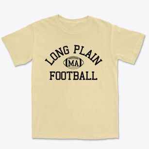 Long Plain Massachusetts Football Premium Heavyweight T-shirt