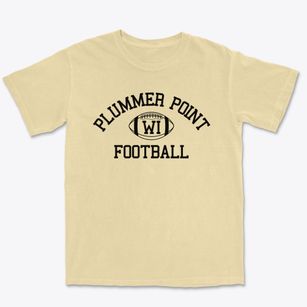 Plummer Point Wisconsin Football Premium Heavyweight T-shirt