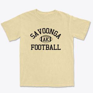 Savoonga Alaska Football Premium Heavyweight T-shirt