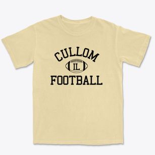 Cullom Illinois Football Premium Heavyweight T-shirt