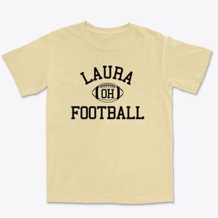 Laura Ohio Football Premium Heavyweight T-shirt