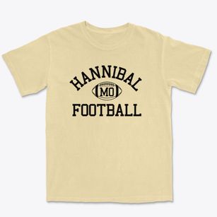 Hannibal Missouri Football Premium Heavyweight T-shirt