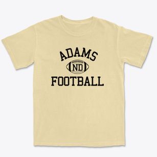 Adams North Dakota Football Premium Heavyweight T-shirt