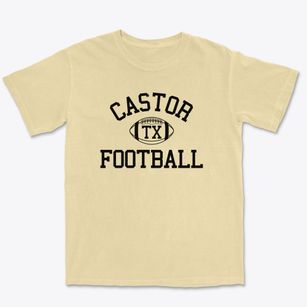 Castor Texas Football Premium Heavyweight T-shirt