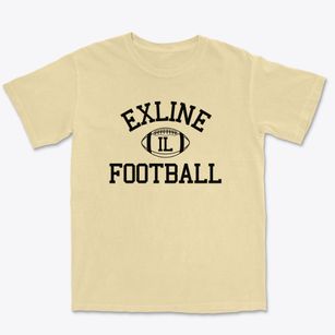 Exline Illinois Football Premium Heavyweight T-shirt