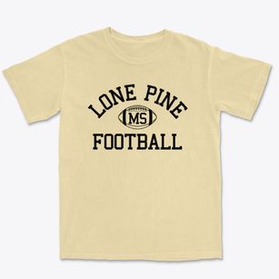 Lone Pine Mississippi Football Premium Heavyweight T-shirt