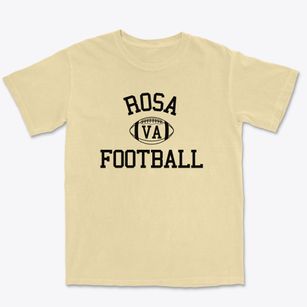 Rosa Virginia Football Premium Heavyweight T-shirt